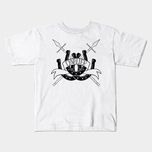 Cavalier Class - Black Design Kids T-Shirt